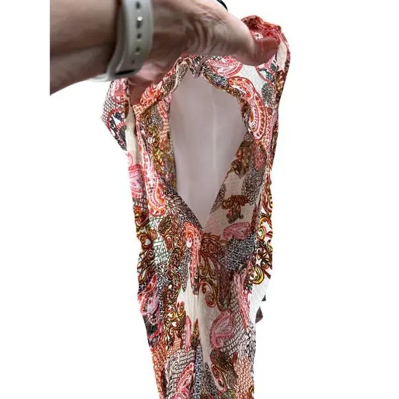 Lane Bryant Women's Top Blouse Wide Sleeves Floral Sheer Plus Sz 22/24 - Picture 5 of 12